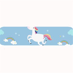 Unicorn Seamless Pattern Background Vector (2) Large Bar Mats by Sobalvarro