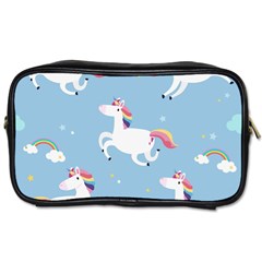 Unicorn Seamless Pattern Background Vector (2) Toiletries Bag (two Sides) by Sobalvarro