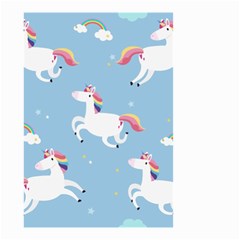 Unicorn Seamless Pattern Background Vector (2) Small Garden Flag (two Sides) by Sobalvarro