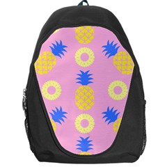 Pop Art Pineapple Seamless Pattern Vector Backpack Bag by Sobalvarro