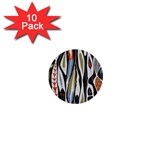 Borastapeter Scandinavian Designers 1  Mini Buttons (10 pack)  Front