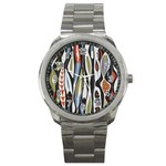 Borastapeter Scandinavian Designers Sport Metal Watch Front