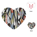 Borastapeter Scandinavian Designers Playing Cards Single Design (Heart) Front