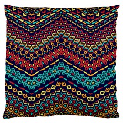 Ethnic  Large Flano Cushion Case (two Sides) by Sobalvarro