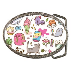 Set Kawaii Doodles Belt Buckles by Vaneshart