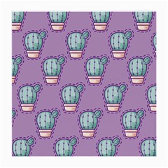 Seamless Pattern Patches Cactus Pots Plants Medium Glasses Cloth by Vaneshart