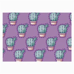 Seamless Pattern Patches Cactus Pots Plants Large Glasses Cloth by Vaneshart