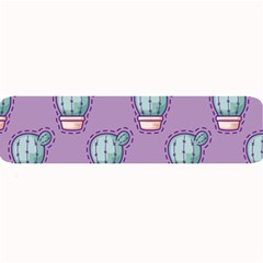 Seamless Pattern Patches Cactus Pots Plants Large Bar Mats by Vaneshart