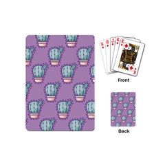 Seamless Pattern Patches Cactus Pots Plants Playing Cards Single Design (mini) by Vaneshart