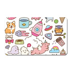 Set Kawaii Doodles Magnet (rectangular) by Vaneshart