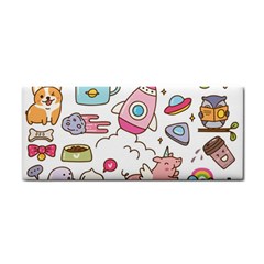 Set Kawaii Doodles Hand Towel by Vaneshart