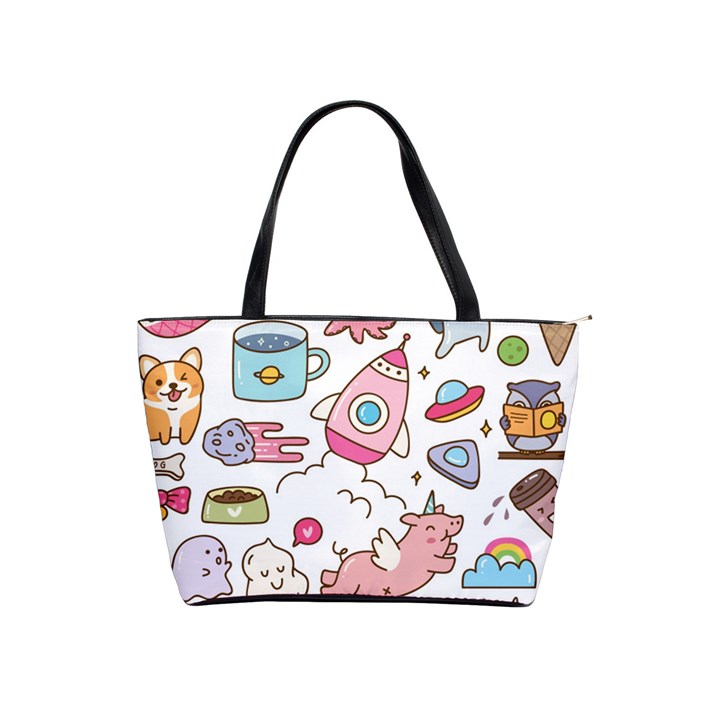 Set Kawaii Doodles Classic Shoulder Handbag