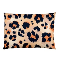 Leopard Pattern Funny Drawing Seamless Pattern Pillow Case (two Sides) by Vaneshart