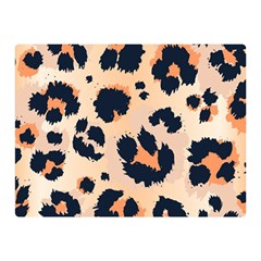 Leopard Pattern Funny Drawing Seamless Pattern Double Sided Flano Blanket (mini)  by Vaneshart