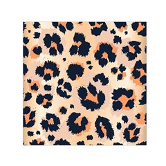 Leopard Pattern Funny Drawing Seamless Pattern Small Satin Scarf (square) by Vaneshart