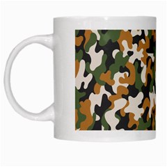 Vector Seamless Military Camouflage Pattern Seamless Vector Abstract Background White Mugs by Vaneshart