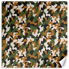 Vector Seamless Military Camouflage Pattern Seamless Vector Abstract Background Canvas 16  X 16  by Vaneshart