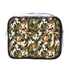 Vector Seamless Military Camouflage Pattern Seamless Vector Abstract Background Mini Toiletries Bag (one Side) by Vaneshart