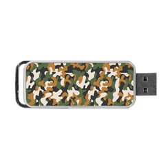 Vector Seamless Military Camouflage Pattern Seamless Vector Abstract Background Portable Usb Flash (two Sides) by Vaneshart