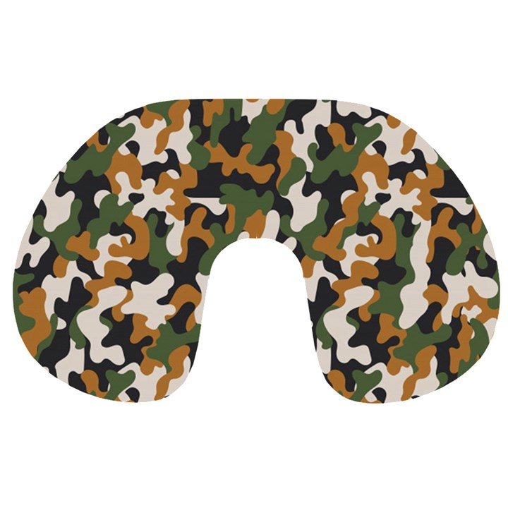 Vector Seamless Military Camouflage Pattern Seamless Vector Abstract Background Travel Neck Pillow