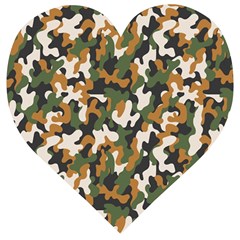 Vector Seamless Military Camouflage Pattern Seamless Vector Abstract Background Wooden Puzzle Heart by Vaneshart