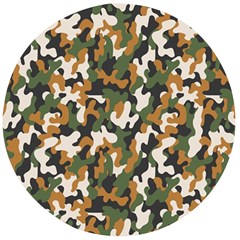 Vector Seamless Military Camouflage Pattern Seamless Vector Abstract Background Wooden Bottle Opener (round) by Vaneshart