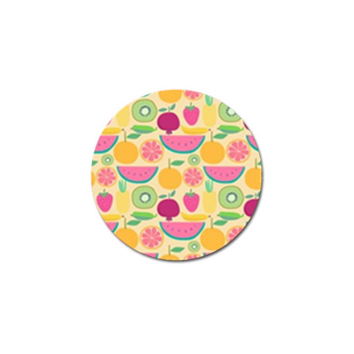 Seamless Pattern With Fruit Vector Illustrations Gift Wrap Design Golf Ball Marker