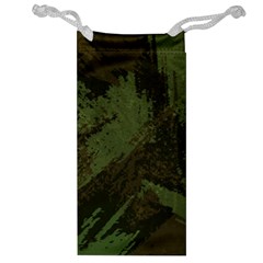 Camouflage Brush Strokes Background Jewelry Bag by Vaneshart