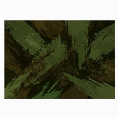 Camouflage Brush Strokes Background Large Glasses Cloth by Vaneshart