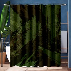 Camouflage Brush Strokes Background Shower Curtain 60  X 72  (medium)  by Vaneshart