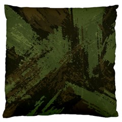 Camouflage Brush Strokes Background Standard Flano Cushion Case (one Side) by Vaneshart