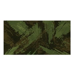 Camouflage Brush Strokes Background Satin Shawl by Vaneshart