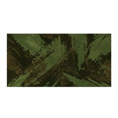 Camouflage Brush Strokes Background Satin Wrap by Vaneshart