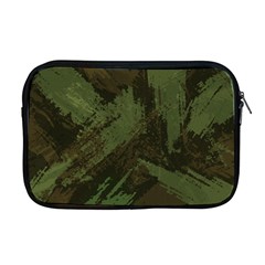 Camouflage Brush Strokes Background Apple Macbook Pro 17  Zipper Case by Vaneshart