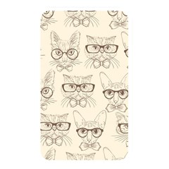 Seamless Pattern Hand Drawn Cats With Hipster Accessories Memory Card Reader (rectangular) by Vaneshart