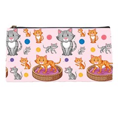 Cat Seamless Pattern Pencil Cases