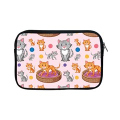 Cat Seamless Pattern Apple Ipad Mini Zipper Cases by Vaneshart