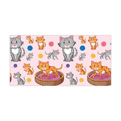 Cat Seamless Pattern Yoga Headband by Vaneshart