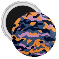 Camouflage Background Textile Uniform Seamless Pattern 3  Magnets by Vaneshart