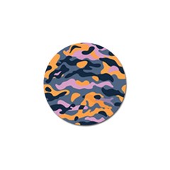 Camouflage Background Textile Uniform Seamless Pattern Golf Ball Marker by Vaneshart