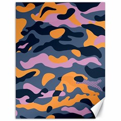 Camouflage Background Textile Uniform Seamless Pattern Canvas 18  X 24  by Vaneshart