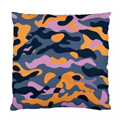 Camouflage Background Textile Uniform Seamless Pattern Standard Cushion Case (one Side) by Vaneshart