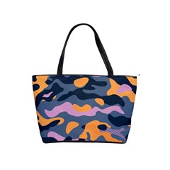 Camouflage Background Textile Uniform Seamless Pattern Classic Shoulder Handbag by Vaneshart