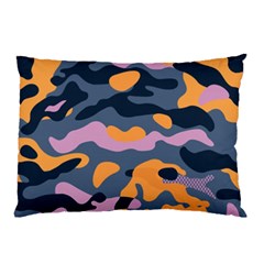 Camouflage Background Textile Uniform Seamless Pattern Pillow Case (two Sides) by Vaneshart