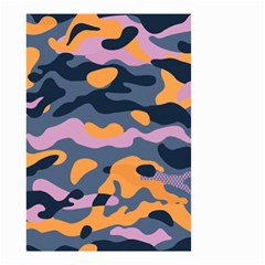 Camouflage Background Textile Uniform Seamless Pattern Small Garden Flag (two Sides) by Vaneshart