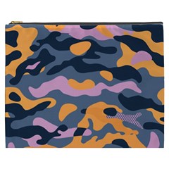 Camouflage Background Textile Uniform Seamless Pattern Cosmetic Bag (xxxl) by Vaneshart