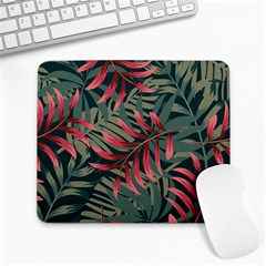 Trending Abstract Seamless Pattern With Colorful Tropical Leaves Plants Green Large Mousepads by Vaneshart