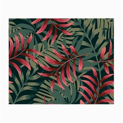 Trending Abstract Seamless Pattern With Colorful Tropical Leaves Plants Green Small Glasses Cloth by Vaneshart