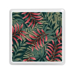 Trending Abstract Seamless Pattern With Colorful Tropical Leaves Plants Green Memory Card Reader (square) by Vaneshart