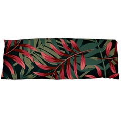 Trending Abstract Seamless Pattern With Colorful Tropical Leaves Plants Green Body Pillow Case (dakimakura) by Vaneshart